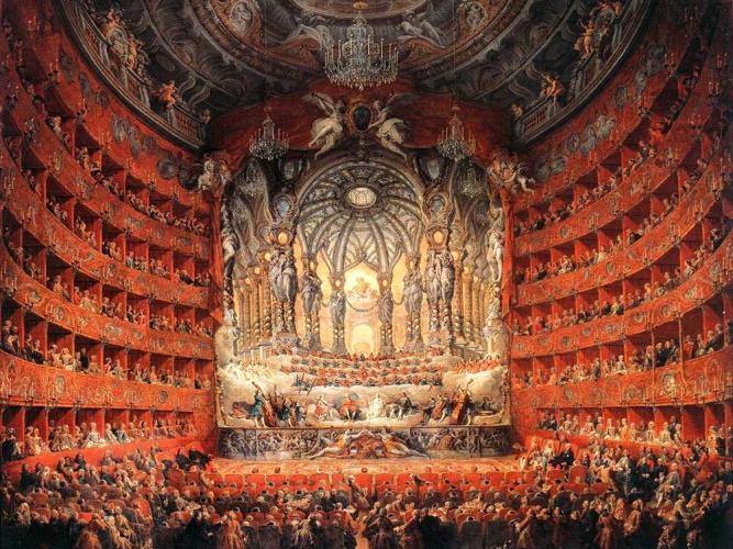 Giovanni Paolo Panini "Fête musicale" | Paris: Louvre