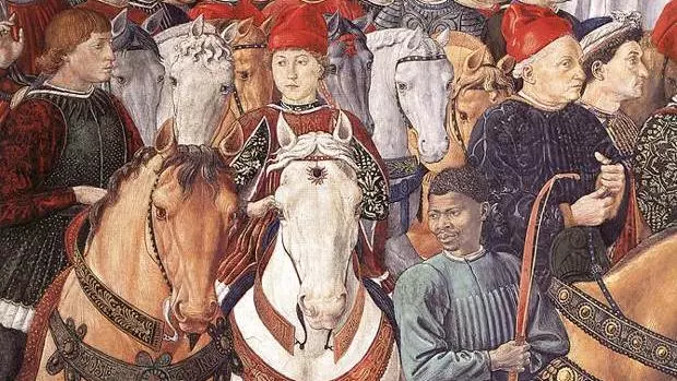 Gozzoli "Procession of the Youngest King" (detail) Palazzo Medici Riccardi, Florence
