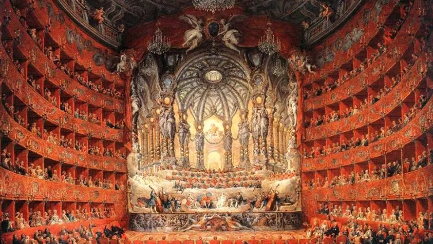 Giovanni Paolo Panini "Fête musicale" | Paris: Louvre