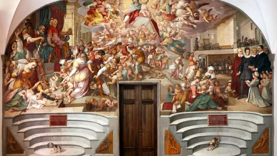 Bernardino Poccetti "Istoria degli Innocenti" | Florence: Spedale degli Innocenti